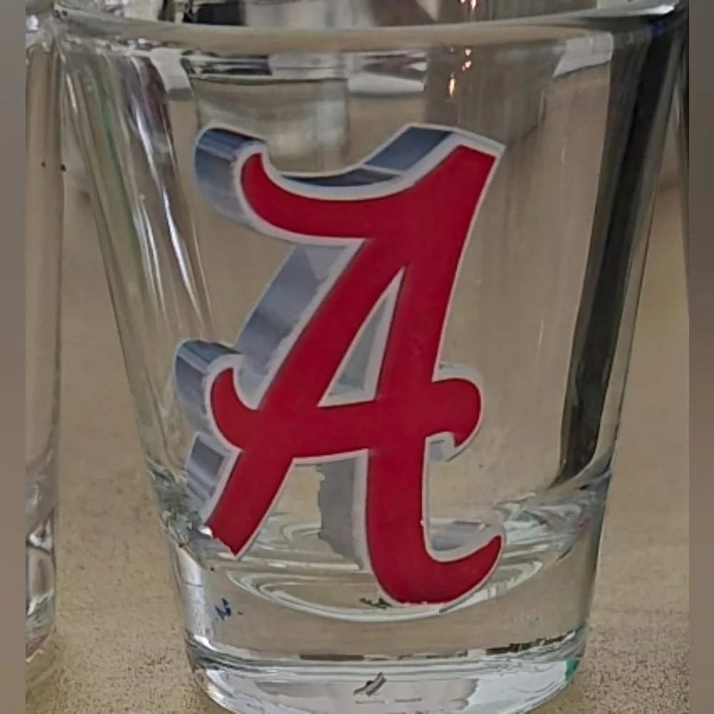📣Set of 5🥃 Bama Crimson Tide🏈 Stuttgart Germany Mug Texas Rangers⚾ 📣AS IT
